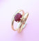 Bague 57.5 Bague Rubis en solitaire Or Jaune 58 Facettes AA 1642