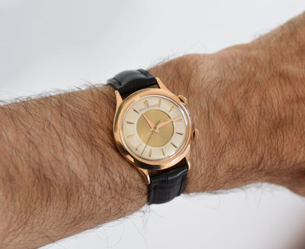 Montre Jaeger-LeCoultre - Montre homme Memovox Réveil, or rose, 1950's 58 Facettes JLC-200