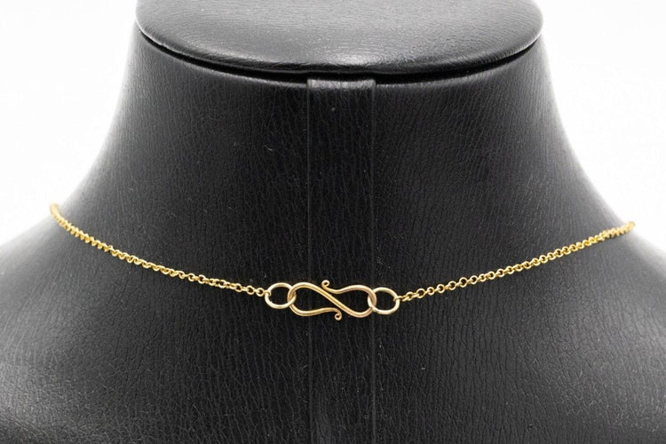 Collier Collier ancien Art Nouveau en or avec pierres de lune, première moitié du XXe siècle 58 Facettes 11483