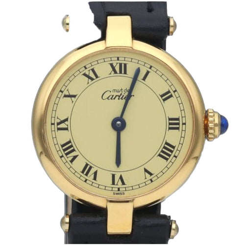 Montre Cartier Montre Must De Cartier Vermeil 58 Facettes MT42766