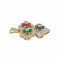 Pendentif Pendentif Or jaune Diamant, Rubis, Saphir 58 Facettes 3462664CN