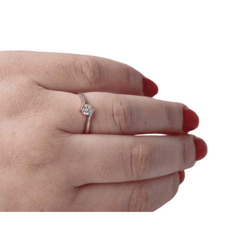 Bague SOLITAIRE DIAMANT 58 Facettes 4041