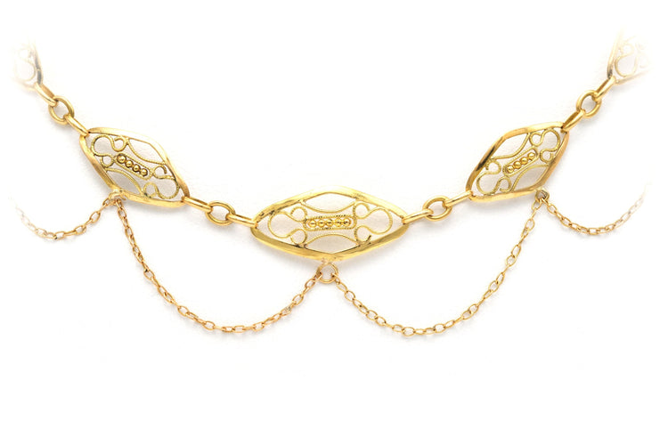 Collier Collier en or jaune 58 Facettes B611