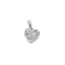 Pendentif Pendentif coeur or blanc et diamants 58 Facettes GULK219