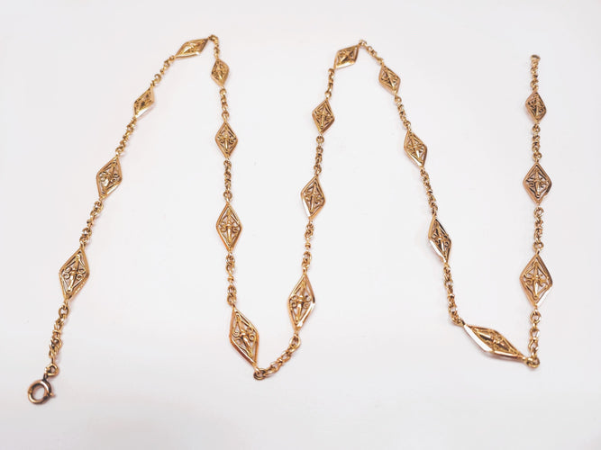 Collier COLLIER SAUTOIR FILIGRANE 58 Facettes Coll.Filgra.DERK