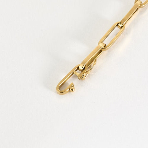 Bracelet Bracelet en or jaune, maille forçat 58 Facettes CHA5764