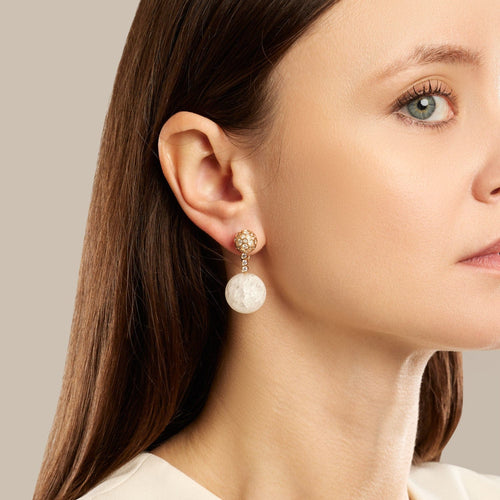 Boucles d'oreilles DE GRISOGONO - Boucles d'oreilles Boule 58 Facettes