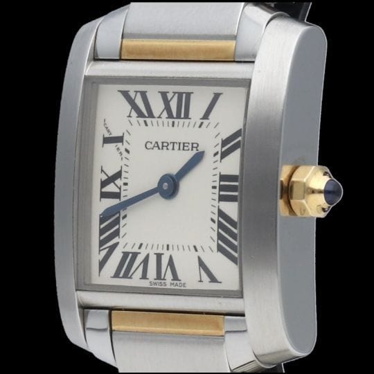 Montre Cartier Montre Tank Francaise Pm 58 Facettes MT40802