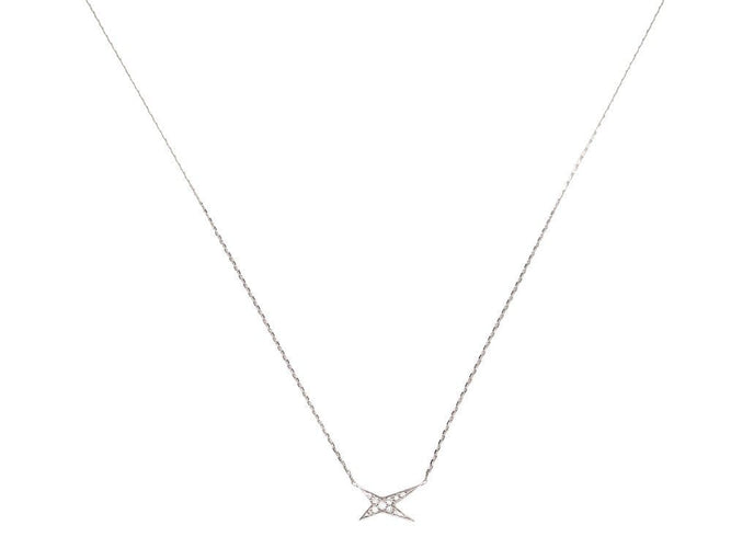 Collier collier MAUBOUSSIN valentin for you or blanc 18k diamants 0.1cts 58 Facettes 268087