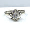 Bague 53 Bague solitaire or blanc diamant 0.40ct 58 Facettes AB359