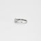 Bague 49 Bague Solitaire or blanc diamants 58 Facettes LP595/10