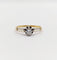 Bague 51 Bague solitaire art deco or 18k diamant de 0,15 carats 58 Facettes A05975