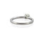 Bague 53 Cartier - Solitaire en platine et diamants 58 Facettes
