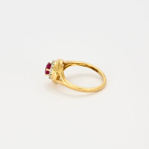 Bague 50 Bague Tourbillon or jaune rubis diamants 58 Facettes LP1024/13