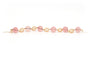Bracelet Bracelet or jaune et quartz rose 58 Facettes 20745