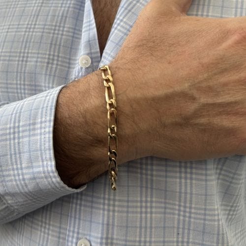 Bracelet Bracelet maille gourmette homme 58 Facettes 36461