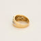 Bague 53 Bague bandeau en or jaune et diamants 58 Facettes HAV0939