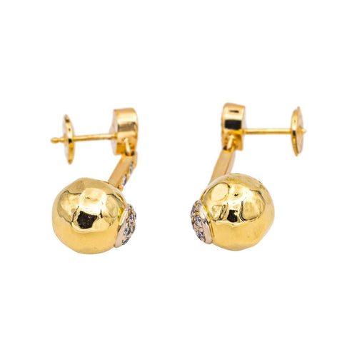 Boucles d'oreilles Boucles d'oreilles Pendantes Or jaune Diamant 58 Facettes 4423007CN