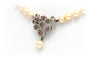 Collier Collier en or blanc, perles et rubis 58 Facettes B278