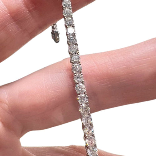 Bracelet PULSERA RIVIERE ESTILO ART DECO de ORO 18 kts con DIAMANTES 58 Facettes Q707A (943)