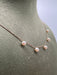 Collier Collier or rose perles de culture 58 Facettes