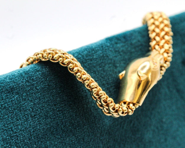 Náramek žluté zlato panter 