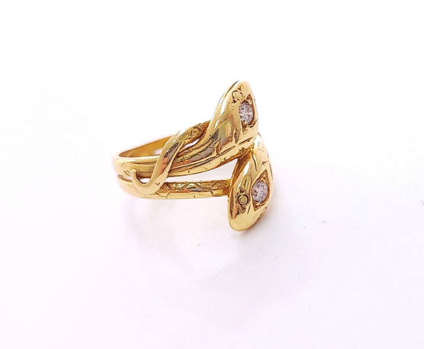 Bague 51 Bague serpent or et diamants 58 Facettes Bag.serp-DK