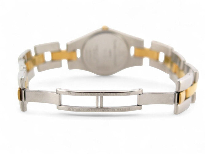 Montre montre BAUME ET MERCIER linea mvc45183 27mm or et acier quartz lady 58 Facettes 269933