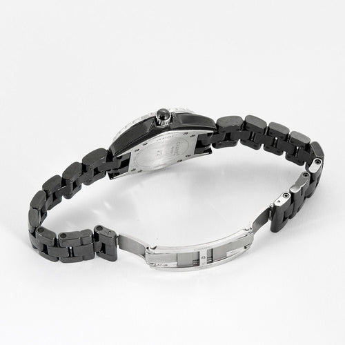 CHANEL - J12 - Sort keramik- og diamantur