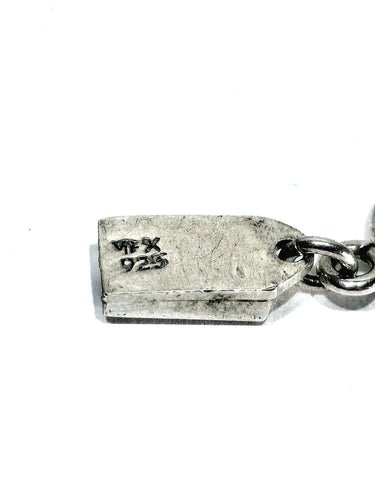 Bracelet Bracelet à motifs de feuilles en argent massif 58 Facettes