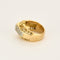 Bague 54 Bague en or jaune, blanc et diamants 58 Facettes DRE1471