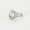 Bague 52 Bague en Or blanc 18k Aquamarine 58 Facettes CHA5651