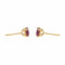 Boucles d'oreilles Boucles d'oreilles Puces Or jaune Rubis 58 Facettes 4021228RV