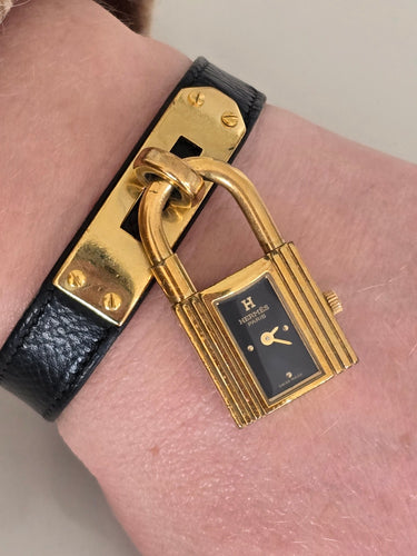 Montre Hermès - Montre Kelly avec coffret et garantie d'origine 58 Facettes