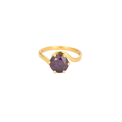 Bague 57.5 Bague mouvementée tanzanite 58 Facettes LP1177