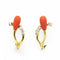 Boucles d'oreilles Boucles d'oreilles Corail Antique en Or Jaune 58 Facettes D361041JC