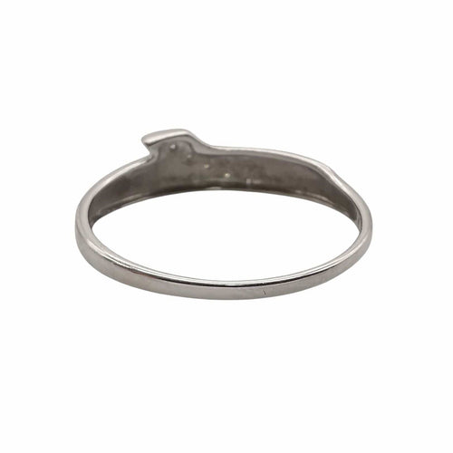 Bague 57 Bague en or blanc & diamants 58 Facettes