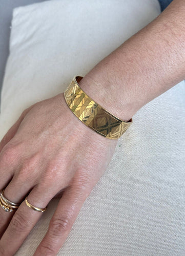 Bracelet Bracelet Articulé En Or 1970 58 Facettes