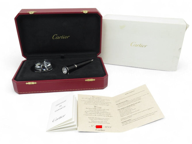 Montre stylo bille CARTIER montre st190014 laque de chine noire ed limitee support pen 58 Facettes 270518