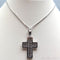 Collier Croix Cartier en Or blanc et diamants 58 Facettes Col271