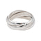Bague Cartier Bague Trinity Or blanc 58 Facettes 3806939CN