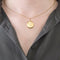 Collier Pendentif souvenir et chaine en or jaune 58 Facettes MEA43009