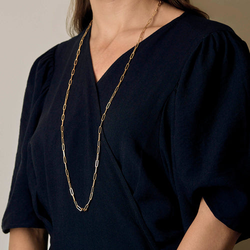 Collier Sautoir en or jaune 58 Facettes MAR0848