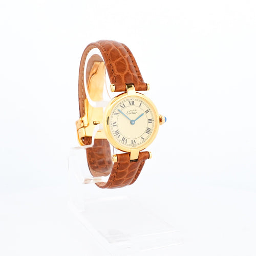 Cartier Must Vendôme - Lemon roman dial - SM 58 Facettes