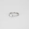 Bague 54 Solitaire or blanc diamant 58 Facettes 3121118