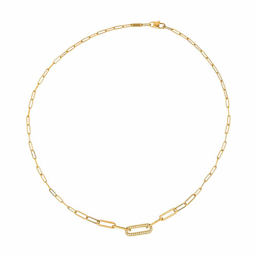 Dinh Van Collier Maillon Or jaune Diamant 58 Facettes 4815888CN