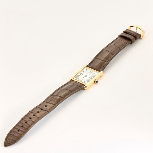 Montre Cartier - Montre Tank acier et or jaune 58 Facettes