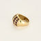 Anello 55 Anello in oro giallo e rubino 58 Facettes RAM3261