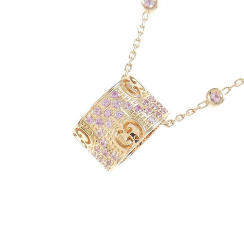 Collier GUCCI - Collier en or rose et saphirs roses 58 Facettes 163383J85408065