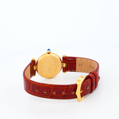 Cartier Must Vendôme - Gold circle dial - SM 58 Facettes